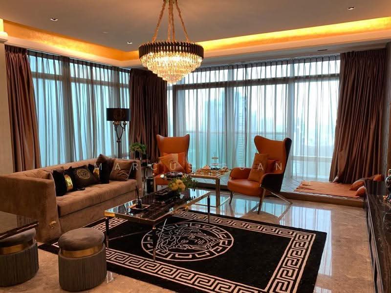 Service Residence for Rent at Four Seasons Place - Marcus Guan - Living Room - PropertyGuru.com.my