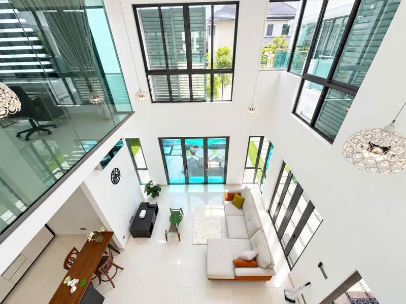Vila Berkembar untuk Dijual di Saujana (Selangor) - Vincent Liaw - Living Room - PropertyGuru.com.my