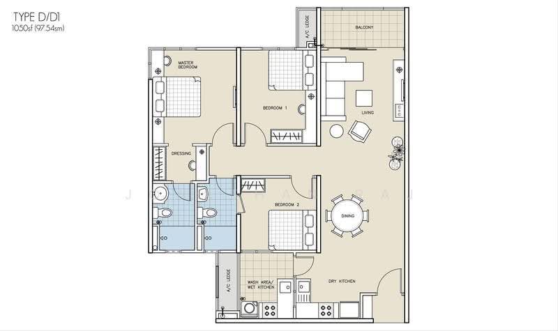 Kediaman Servis untuk Disewa di Maxim Residences - Jonathan Raj - PropertyGuru.com.my