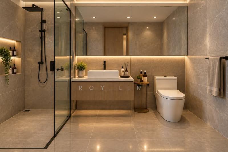 Kediaman Servis untuk Dijual di Residensi 38 Bangsar - Roy Lim - Bathroom - PropertyGuru.com.my