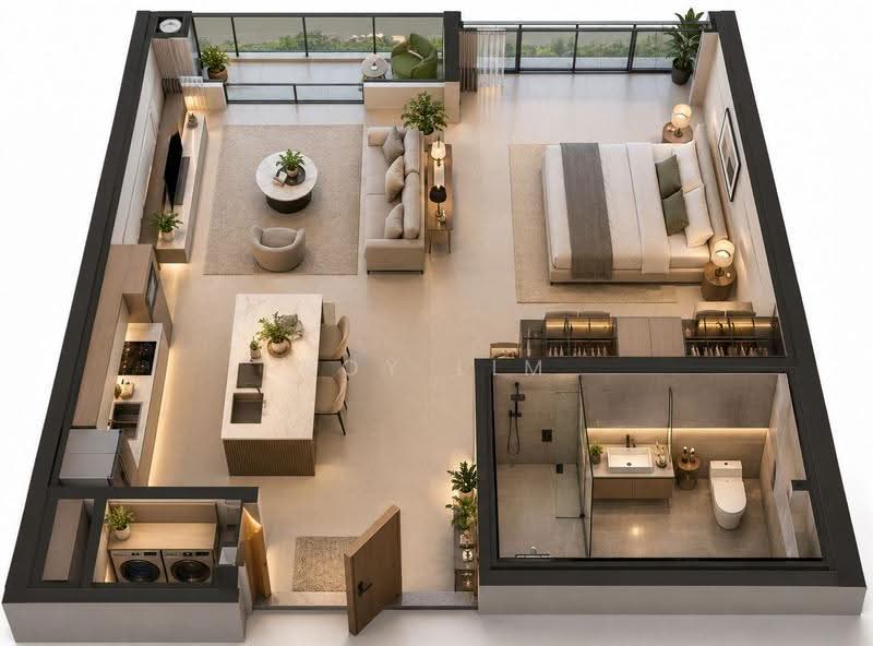 Kediaman Servis untuk Dijual di Residensi 38 Bangsar - Roy Lim - Kitchen - PropertyGuru.com.my