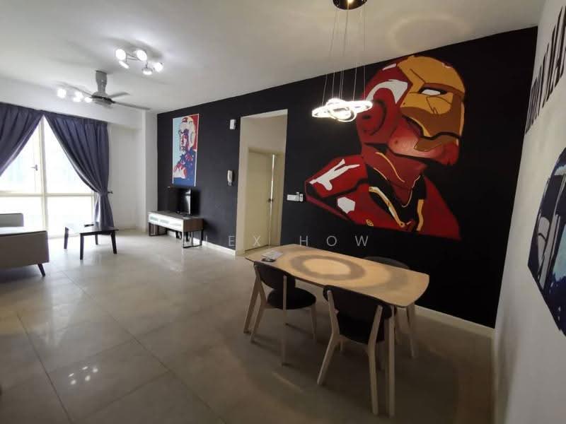Service Residence for Rent at Afiniti Residences - Alex How - Living Room - PropertyGuru.com.my