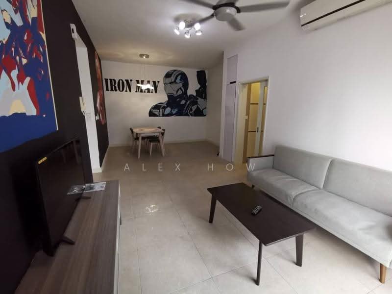 Service Residence for Rent at Afiniti Residences - Alex How - Living Room - PropertyGuru.com.my