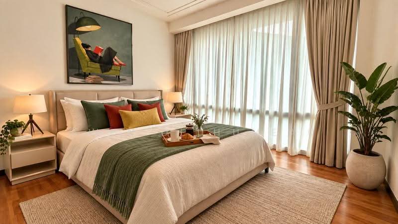 Service Residence for Rent at Regent Suites @ Pavilion Damansara Heights - Gwen Delhumeau - Master Bedroom - PropertyGuru.com.my