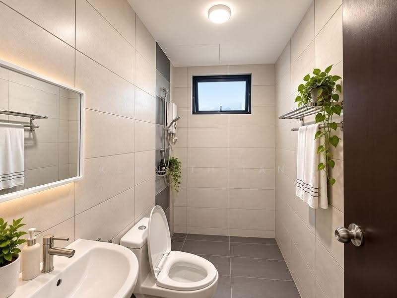 Kediaman Servis untuk Disewa di Molek Regency - Kenneth Tan - Bathroom - PropertyGuru.com.my