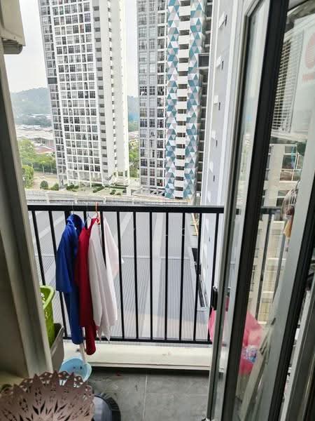 Service Residence for Sale at Midas @ Seri Alam - Ivy Low - Balcony - PropertyGuru.com.my