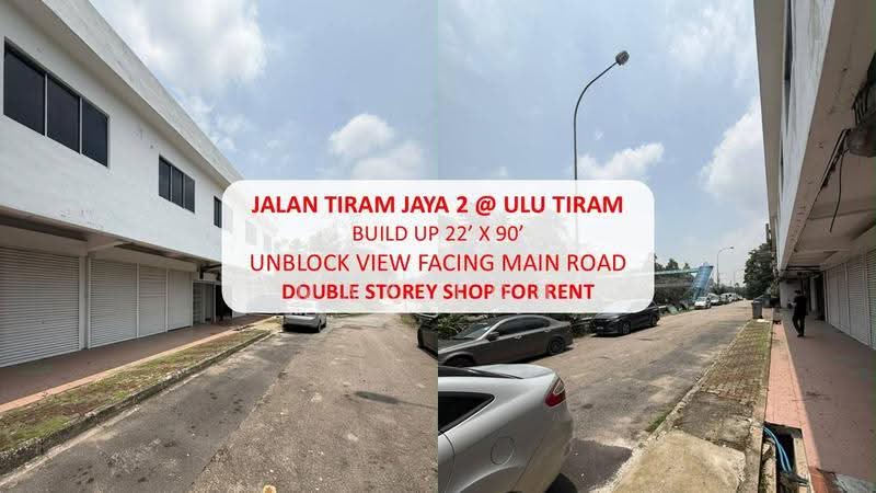 Shop for Rent in Taman Tiram Jaya (Ulu Tiram) - Max Loh - Exterior - PropertyGuru.com.my