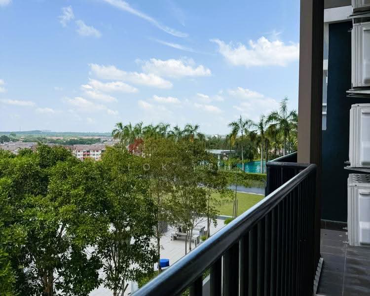 Service Residence for Rent at SkyLake Residence - Lok Teh - Balcony - PropertyGuru.com.my