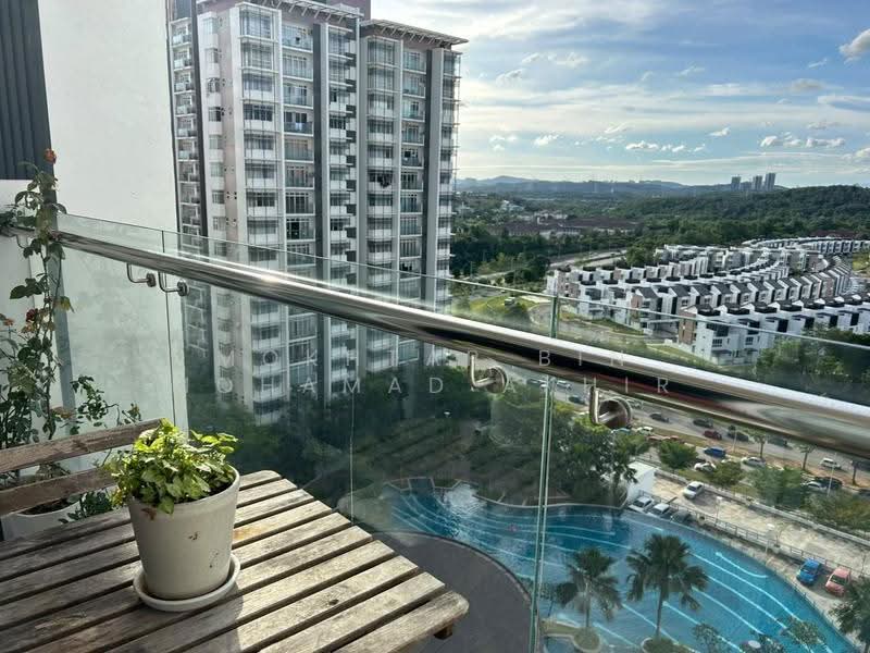 Condominium for Rent at Dwiputra Residences - Mokhtar Bin Mohamad Akhir - Balcony - PropertyGuru.com.my