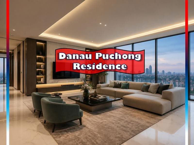 Kediaman Servis untuk Dijual di Danau Puchong - Ivy Low - Living Room - PropertyGuru.com.my