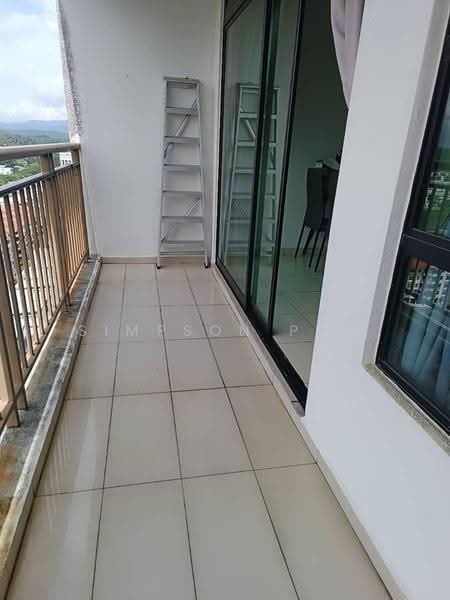 Kediaman Servis untuk Dijual di The Garden Residences - Simpson Poh - Balcony - PropertyGuru.com.my