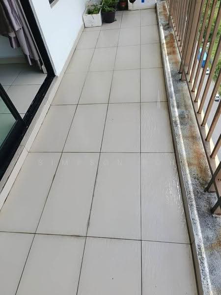 Kediaman Servis untuk Dijual di The Garden Residences - Simpson Poh - Balcony - PropertyGuru.com.my
