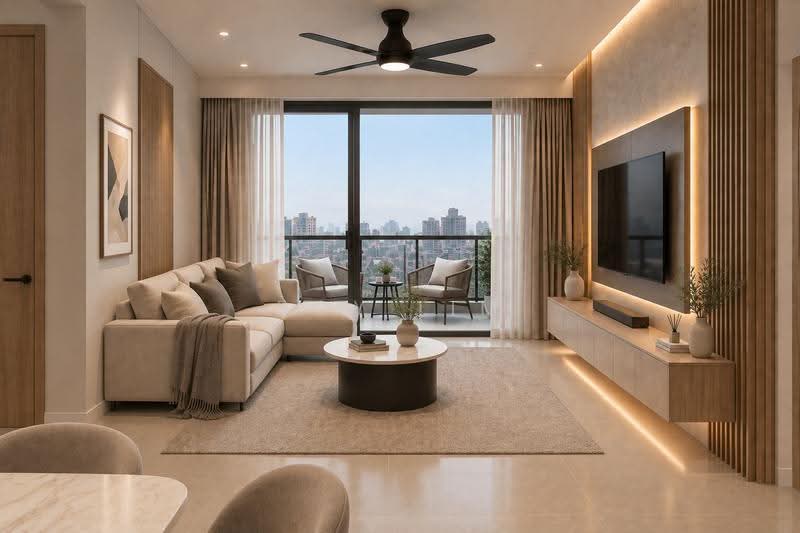 Kediaman Servis untuk Dijual di Residensi 38 Bangsar - Roy Lim - Living Room - PropertyGuru.com.my