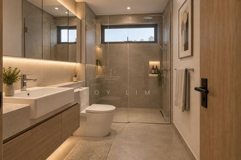 Kediaman Servis untuk Dijual di Residensi 38 Bangsar - Roy Lim - Bathroom - PropertyGuru.com.my