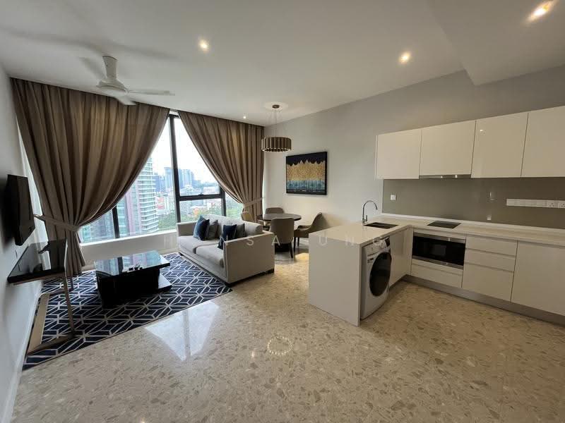 Service Residence for Sale at Pavilion Ceylon Hill - Honsa Ung - Living Room - PropertyGuru.com.my