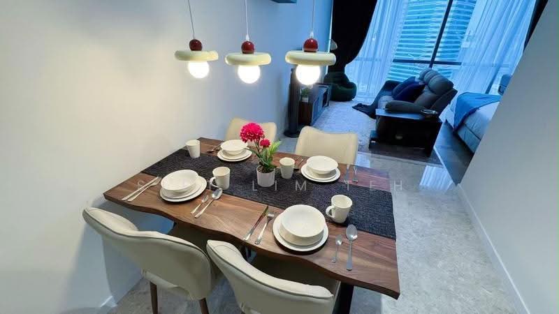 Kediaman Servis untuk Disewa di SO Sofitel Kuala Lumpur Residences - Siet Lim Teh - Dining Room - PropertyGuru.com.my
