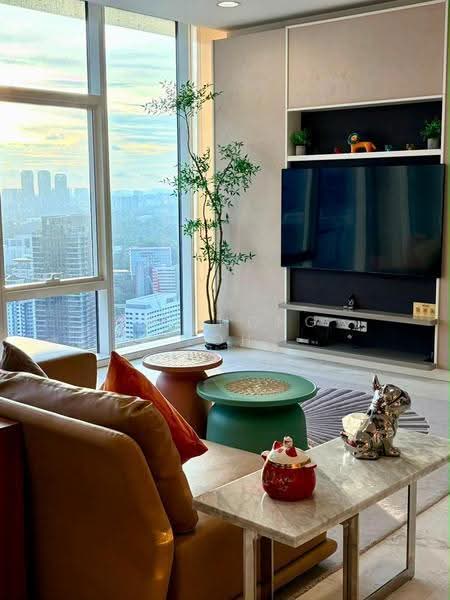 Service Residence for Sale at The Face Suites (Platinum Suites) - Zhi Hong Loh - Living Room - PropertyGuru.com.my