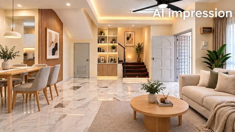 Rumah Teres 2-Tingkat untuk Dijual di Puncak Alam (Selangor) - Hafiz Sulaiman - Living Room - PropertyGuru.com.my
