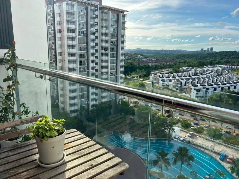 Condominium for Rent at Dwiputra Residences - Aisah Nordin - Balcony - PropertyGuru.com.my