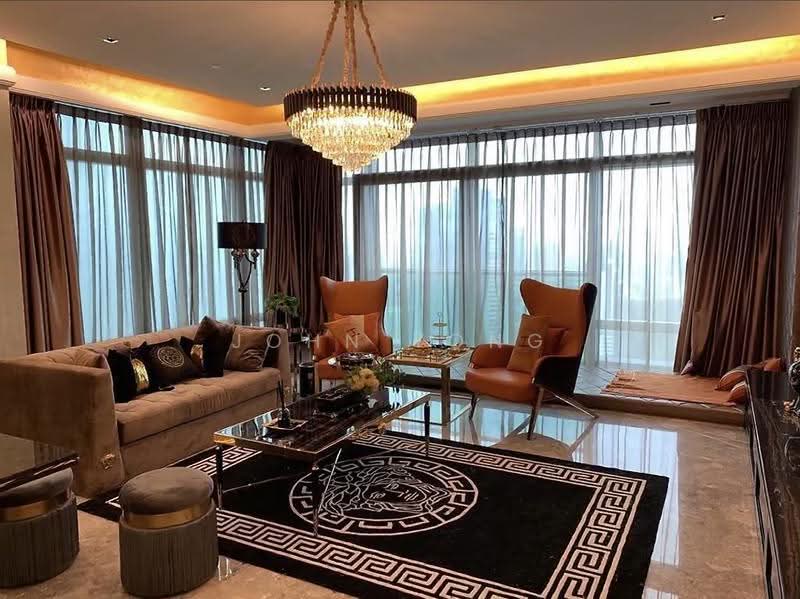 Service Residence for Rent at Four Seasons Place - John Yong - Living Room - PropertyGuru.com.my