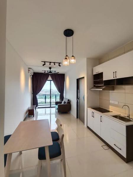 Kondominium untuk Disewa di Jesselton Twin Towers - shirley Chow - Living Room - PropertyGuru.com.my