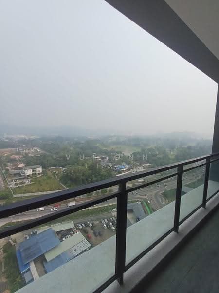 Kondominium untuk Disewa di Jesselton Twin Towers - Vui Onn Liaw - Balcony - PropertyGuru.com.my