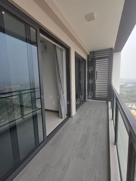 Kondominium untuk Disewa di Jesselton Twin Towers - Vui Onn Liaw - Balcony - PropertyGuru.com.my