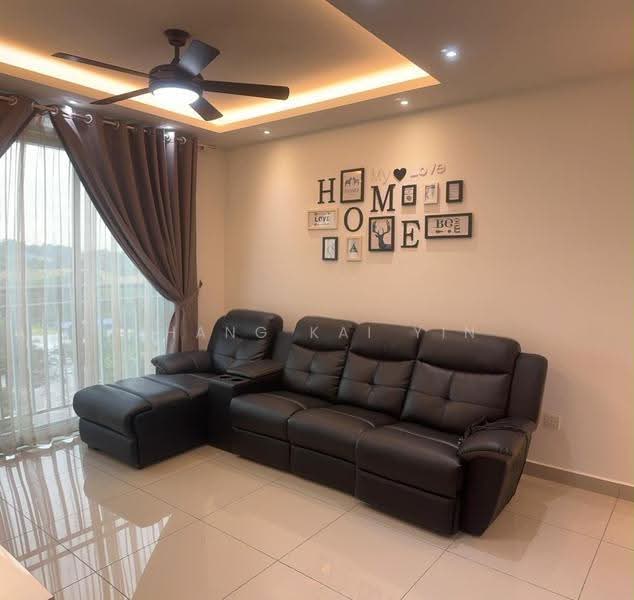 Service Residence for Rent at D'Tasek Residences (Tasek Impian) - Chang Kai Yin - Living Room - PropertyGuru.com.my