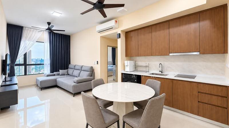 Service Residence for Sale at Quinn Residence - Hafiz Sulaiman - Living Room - PropertyGuru.com.my