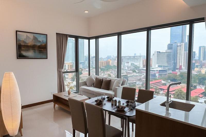 Service Residence for Rent at Core Residence @ TRX - TC Hoo - Living Room - PropertyGuru.com.my