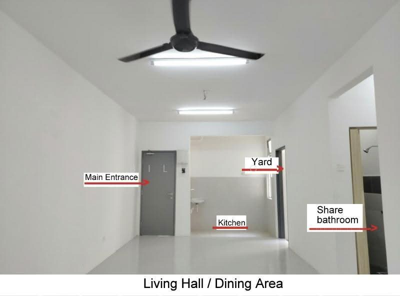 Townhouse for Rent in Johor Bahru (Johor) - Bill Ong - Living Room - PropertyGuru.com.my