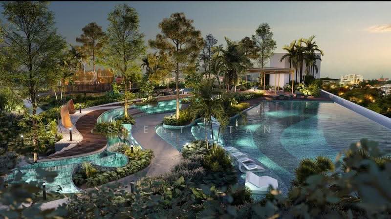 Kediaman Servis untuk Dijual di Alora Residences @ Avenue 25 Subang Jaya - Shenty Tan - Pool - PropertyGuru.com.my
