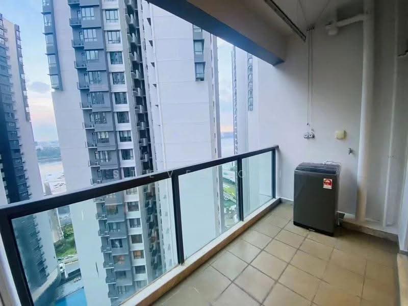 Service Residence for Rent at R&F Princess Cove Phase 1 - Steven Ooi - Balcony - PropertyGuru.com.my