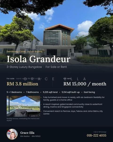 Bungalow House for Sale in Masai (Johor) - Grace Ella - Exterior - PropertyGuru.com.my