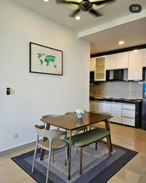 Kediaman Servis untuk Disewa di Conezion Residences - Calvin Loke - Dining Room - PropertyGuru.com.my