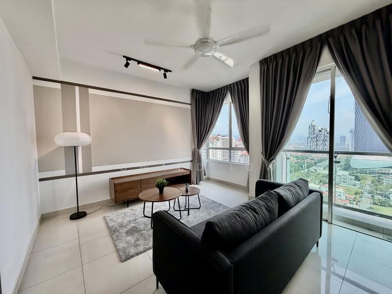 Kediaman Servis untuk Disewa di Solaris Dutamas - Edward Low - Living Room - PropertyGuru.com.my