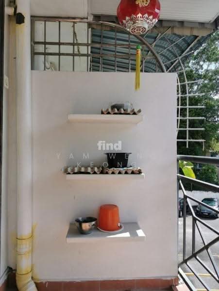 Apartment for Rent at Indah Kota Apartment - Yam Weng Keong - Balcony - PropertyGuru.com.my