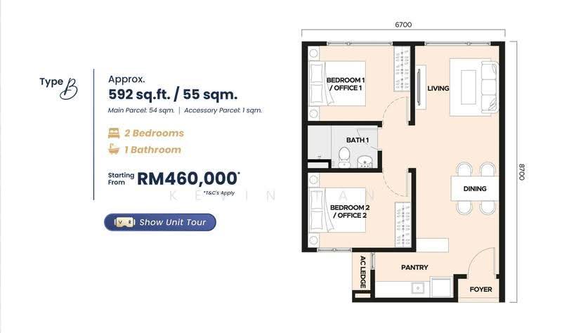 Service Residence for Sale at Sunway Majestic ARA @ JBCC - Kevin Tan - PropertyGuru.com.my