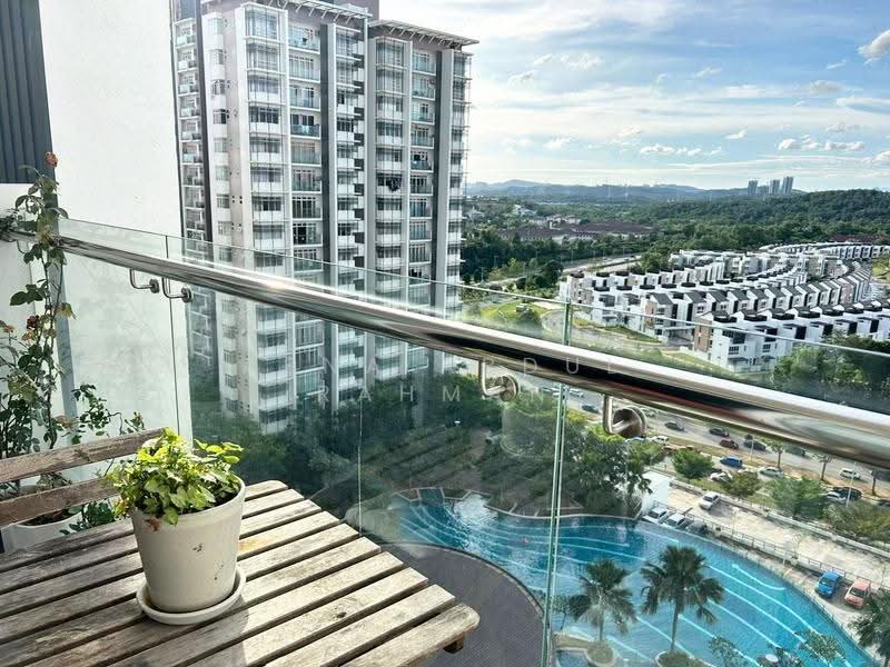 Kondominium untuk Disewa di Dwiputra Residences - Asna Abdul Rahman - Balcony - PropertyGuru.com.my