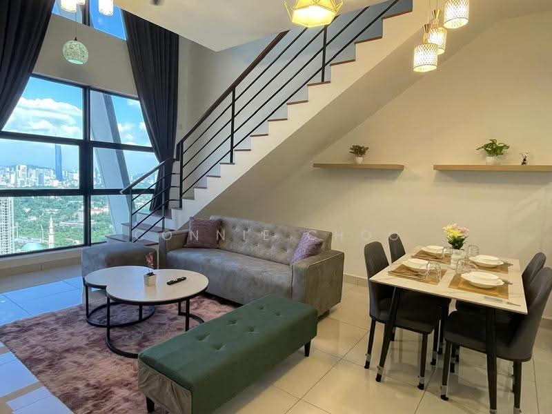 Kediaman Servis untuk Disewa di Arte Mont Kiara - Connie Choo - Living Room - PropertyGuru.com.my