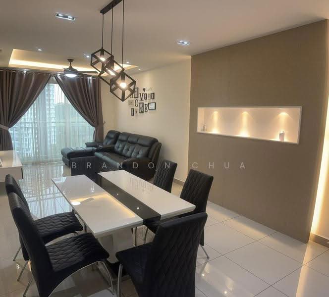 Kediaman Servis untuk Disewa di D'Tasek Residences (Tasek Impian) - Brandon Chua - Living Room - PropertyGuru.com.my