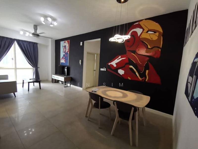 Kediaman Servis untuk Disewa di Afiniti Residences - Ken Sim - Living Room - PropertyGuru.com.my