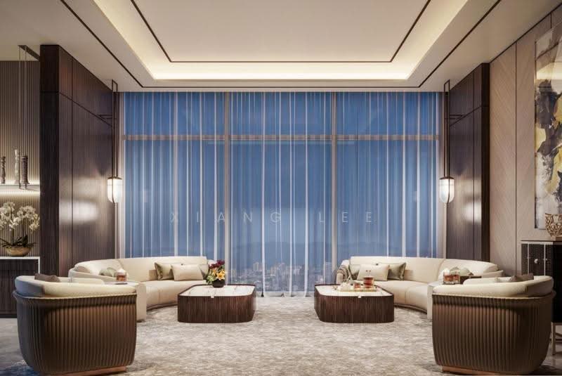 Kediaman Servis untuk Dijual di Pavilion Damansara Heights - Xiang Lee - Living Room - PropertyGuru.com.my