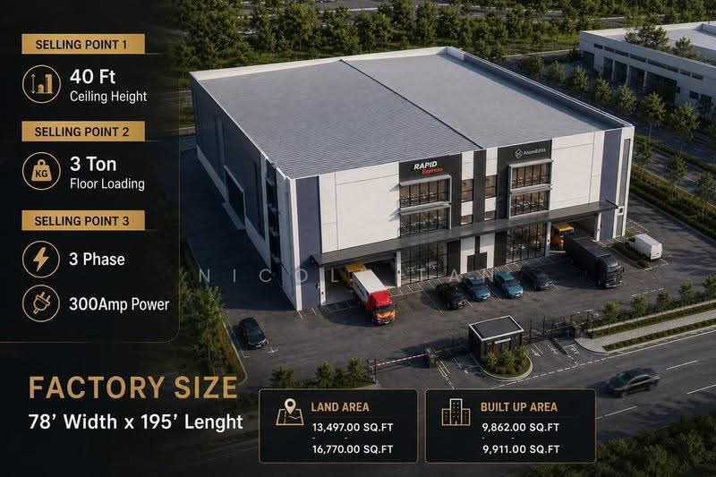 Semi-D Factory for Sale in Telok Panglima Garang (Selangor) - Nicole Tan - Exterior - PropertyGuru.com.my