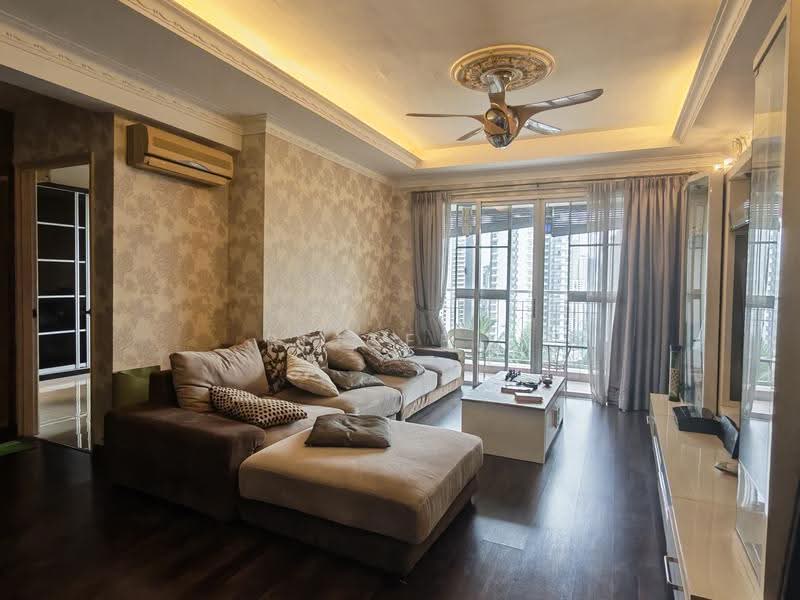 Kondominium untuk Dijual di Kiaramas Sutera - PeiGee . - Living Room - PropertyGuru.com.my