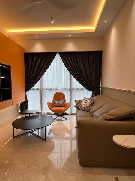 Service Residence for Rent at TRX Residences - Nicholas Loo - Living Room - PropertyGuru.com.my