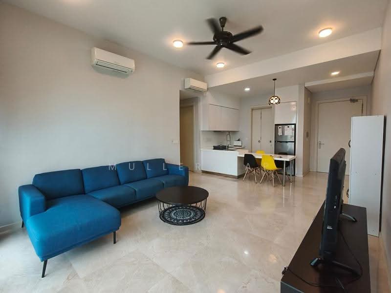 Kediaman Servis untuk Disewa di Vogue Suites One - Muller Yap - Living Room - PropertyGuru.com.my