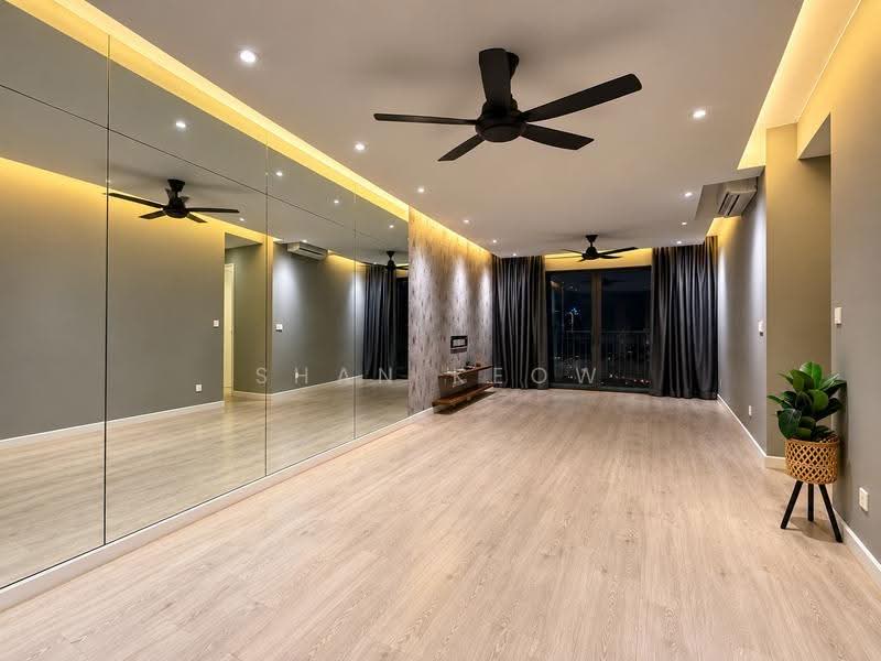 Kediaman Servis untuk Disewa di Sky Meridien - Shan Keow - Living Room - PropertyGuru.com.my