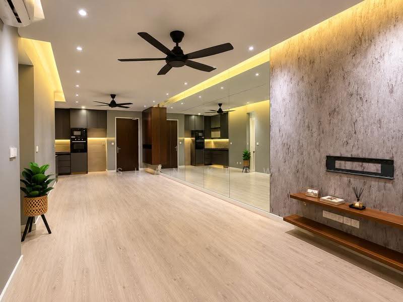 Kediaman Servis untuk Disewa di Sky Meridien - Shan Keow - Living Room - PropertyGuru.com.my