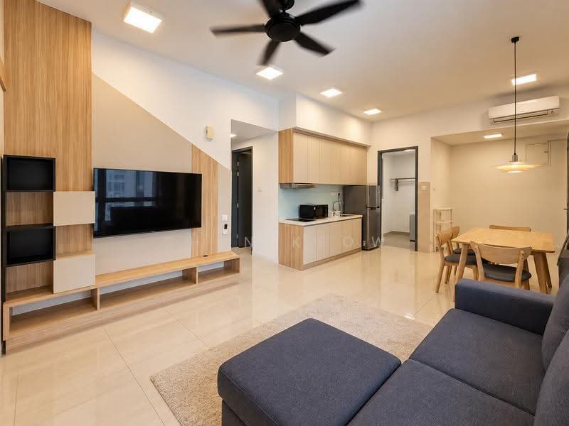 Kondominium untuk Disewa di One Cochrane Residence - Shan Keow - Living Room - PropertyGuru.com.my
